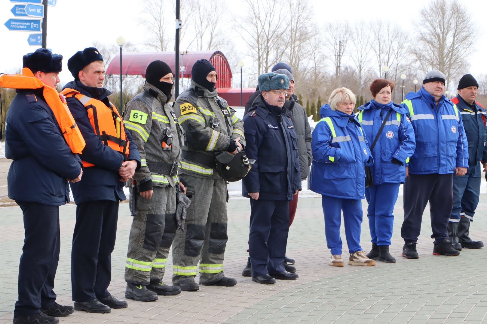 Серебряные Пруды, паводок, тактико-специальные учения, спецтехника, смотр техники, парк Серебряный,