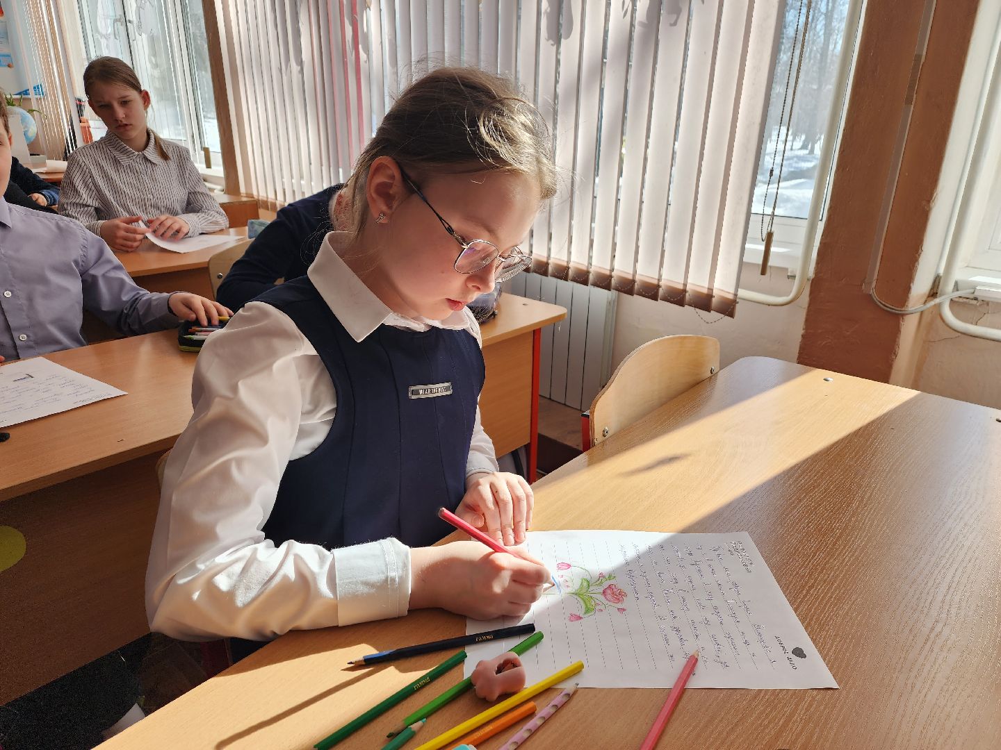 пушкино, письма солдату, сво, школьники, акция доброе дело, акции,