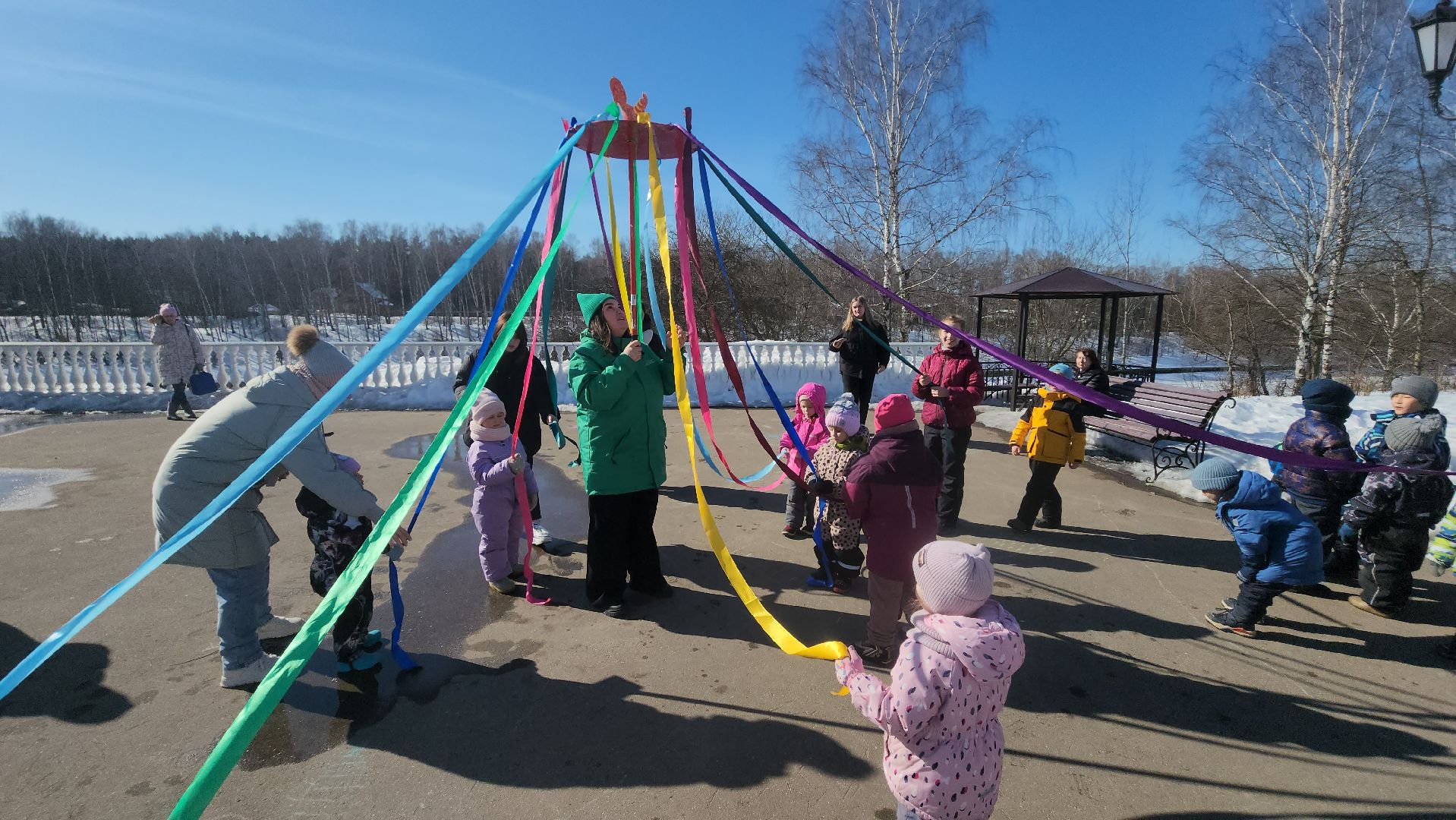 долгопрудный, парки, масленица, Масленичная карусель, интерактив, дети,