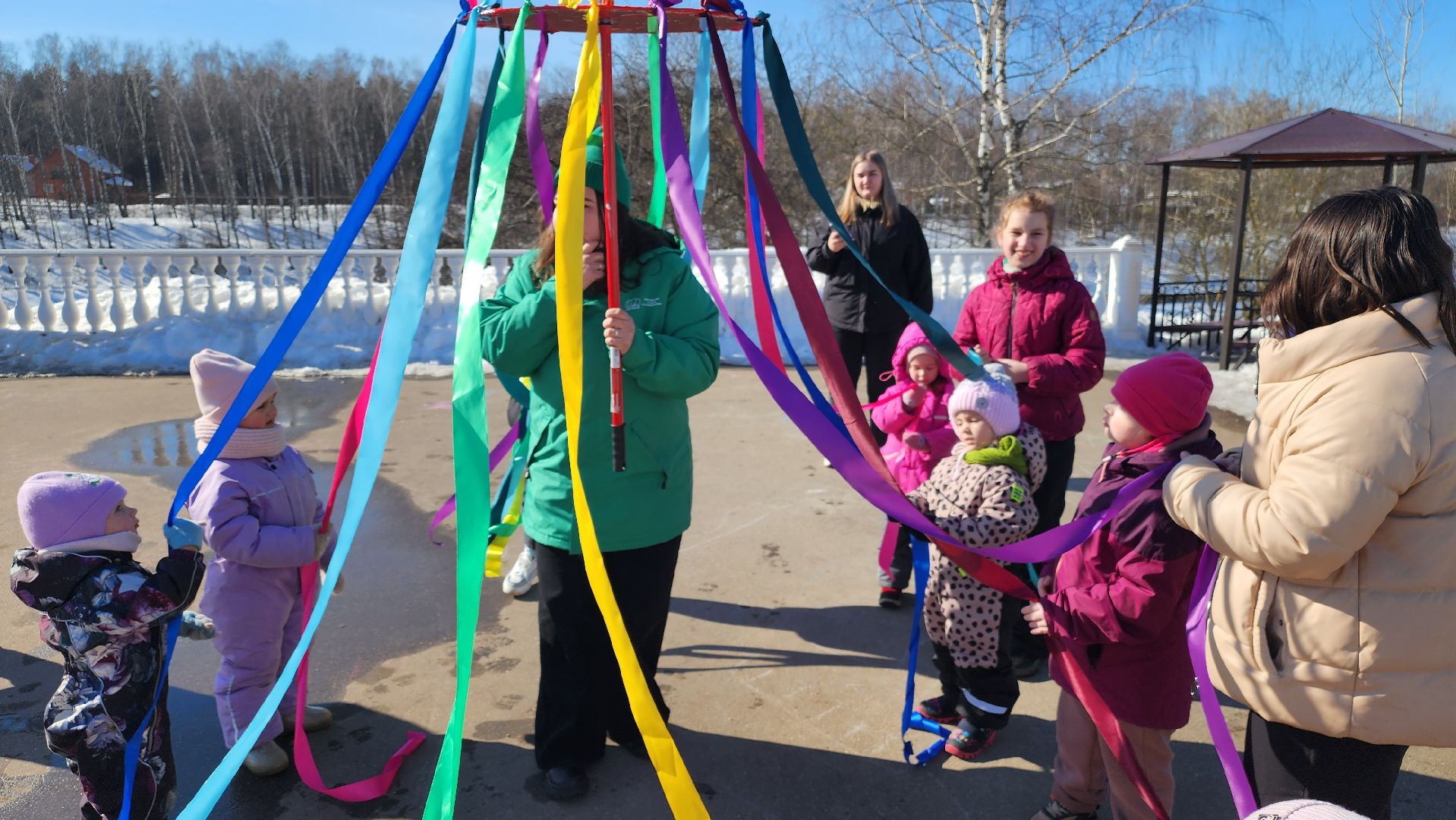долгопрудный, парки, масленица, Масленичная карусель, интерактив, дети,