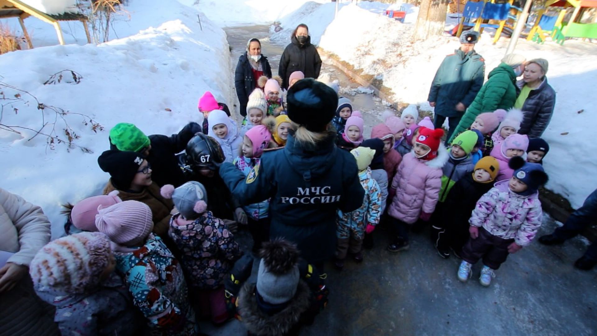 Солнечногорск, Эвакуация, Школа, Дети, Пожарные,