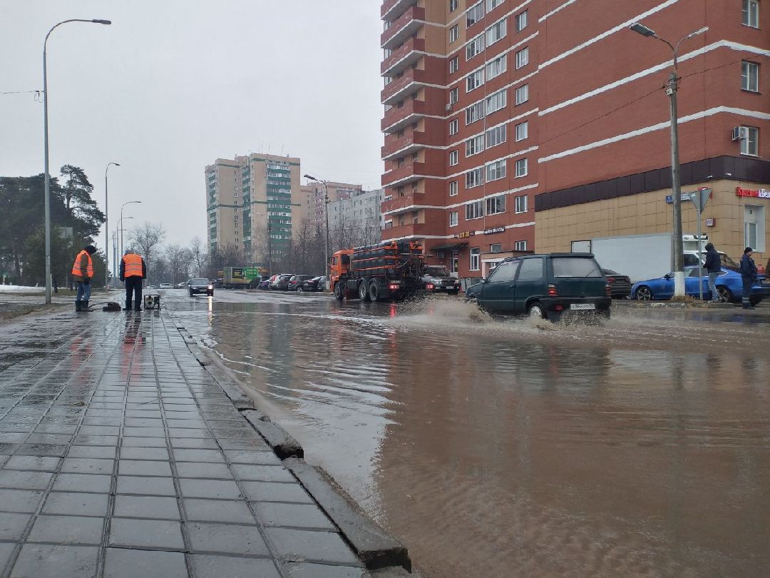 дороги, подтопление, Лосино-Петровский, ЖКХ