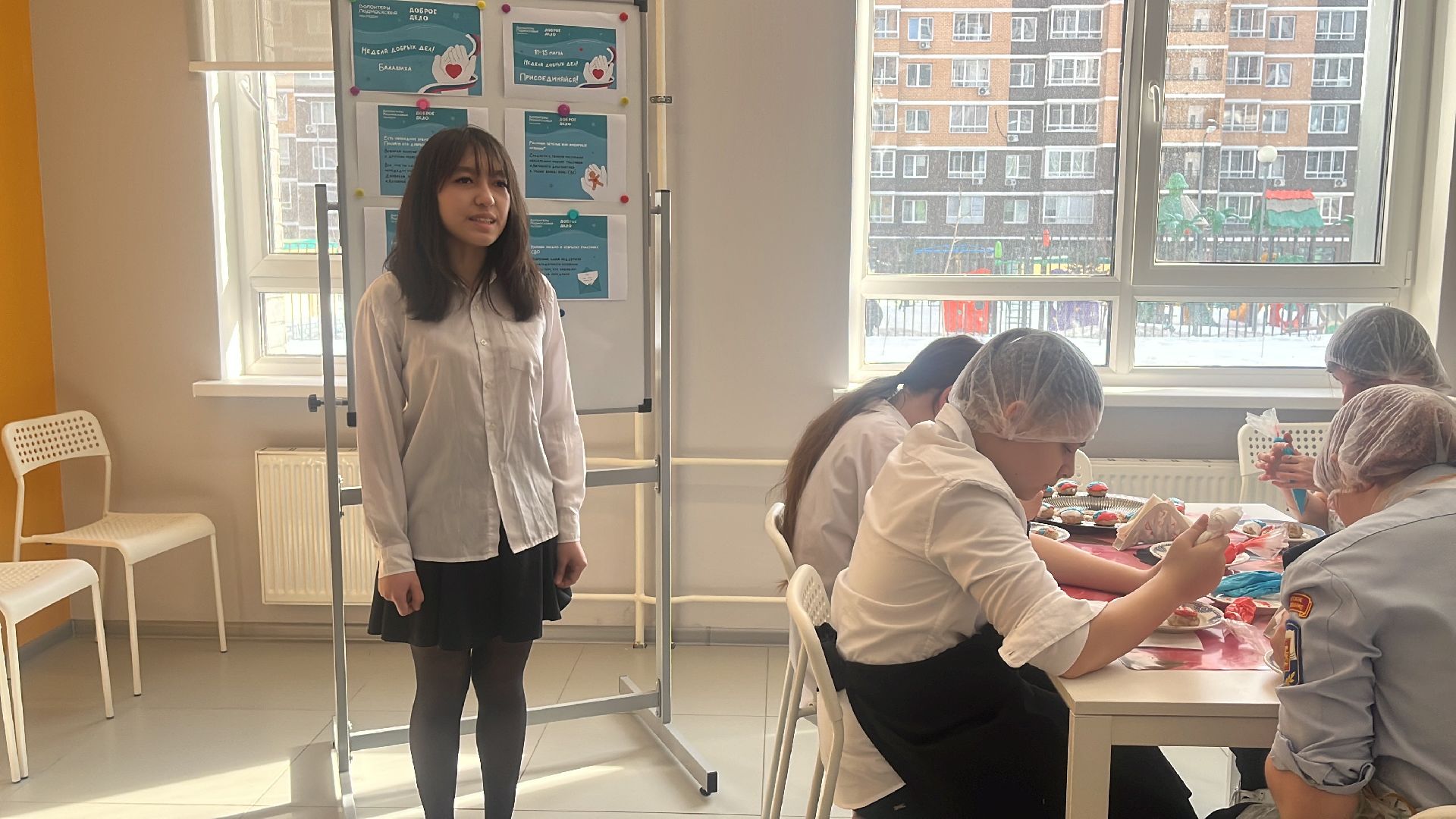 неделя добрых дел, школа 12, школьники,