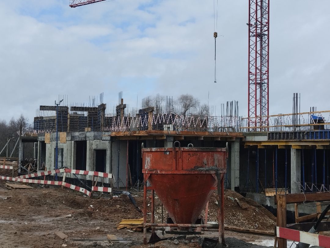 строительство, школа