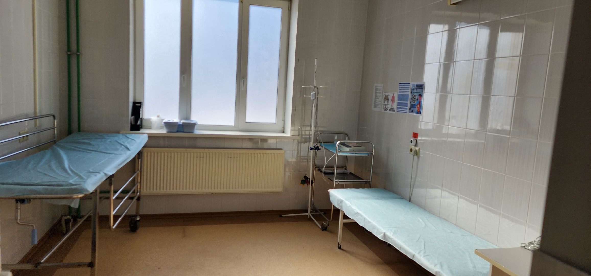 приемное отделение больницы, ремонт больницы, Домодедово,