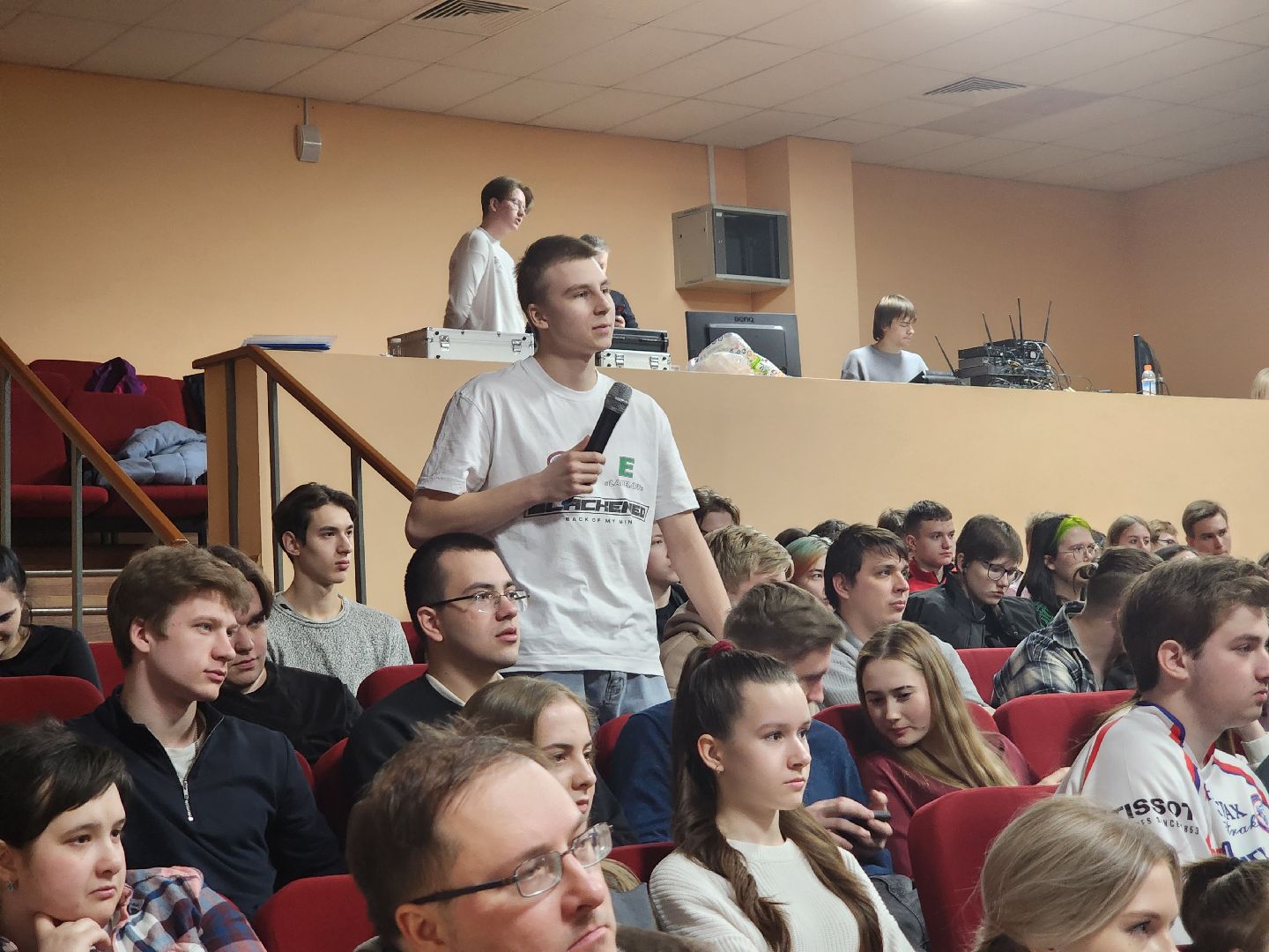 Дубна, университет дубна, Встреча главы, Студенты,