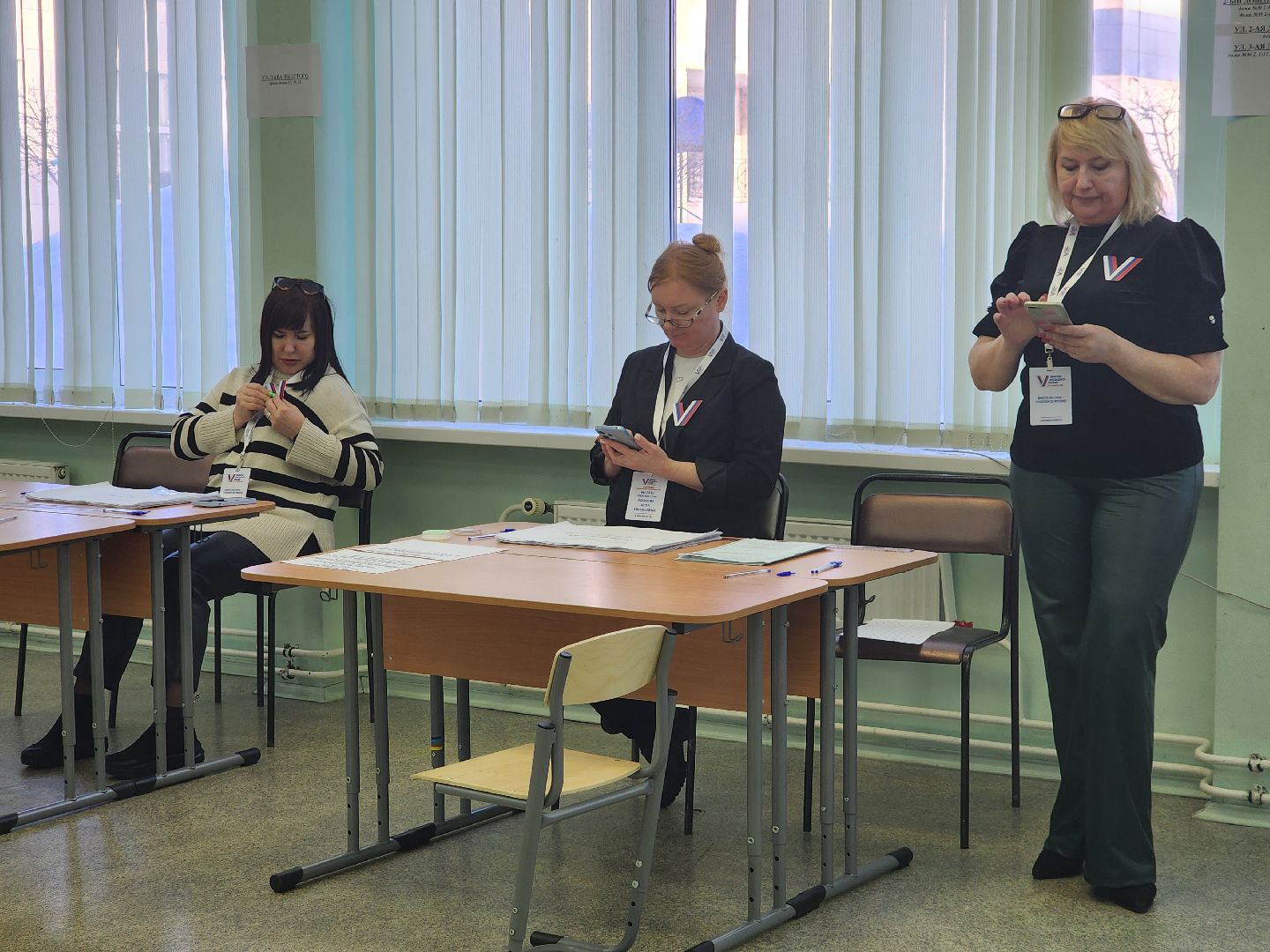 пушкино, выборы президента 2024, голосование,