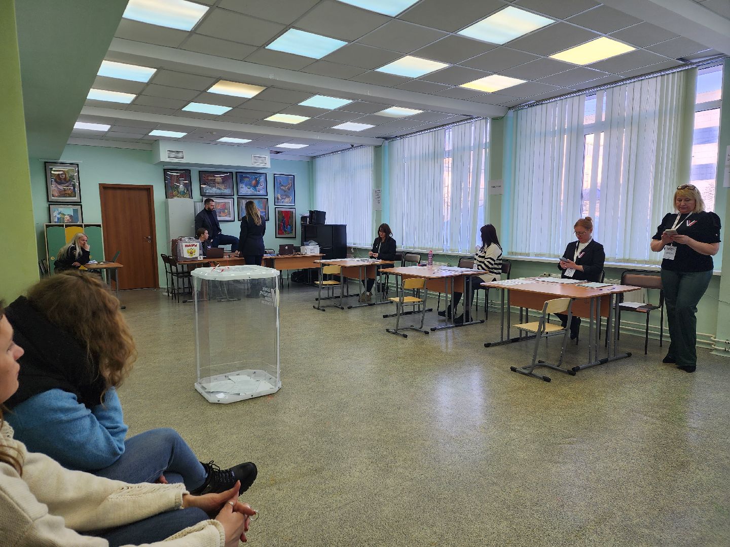 пушкино, выборы президента 2024, голосование,