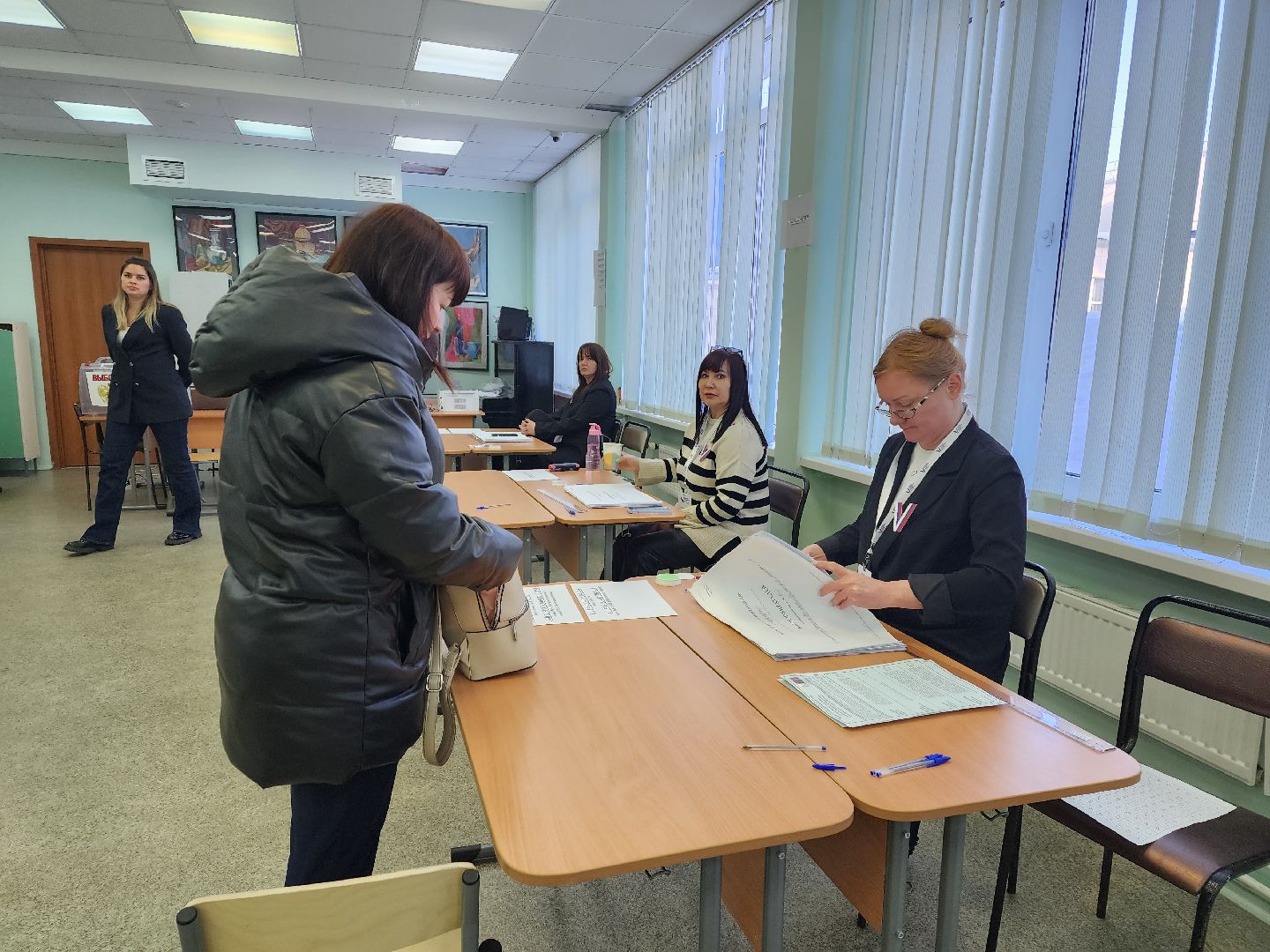 пушкино, выборы президента 2024, голосование,