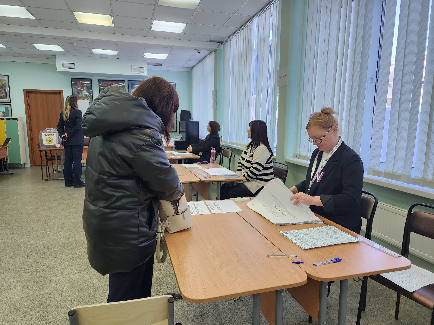 пушкино, выборы президента 2024, голосование,