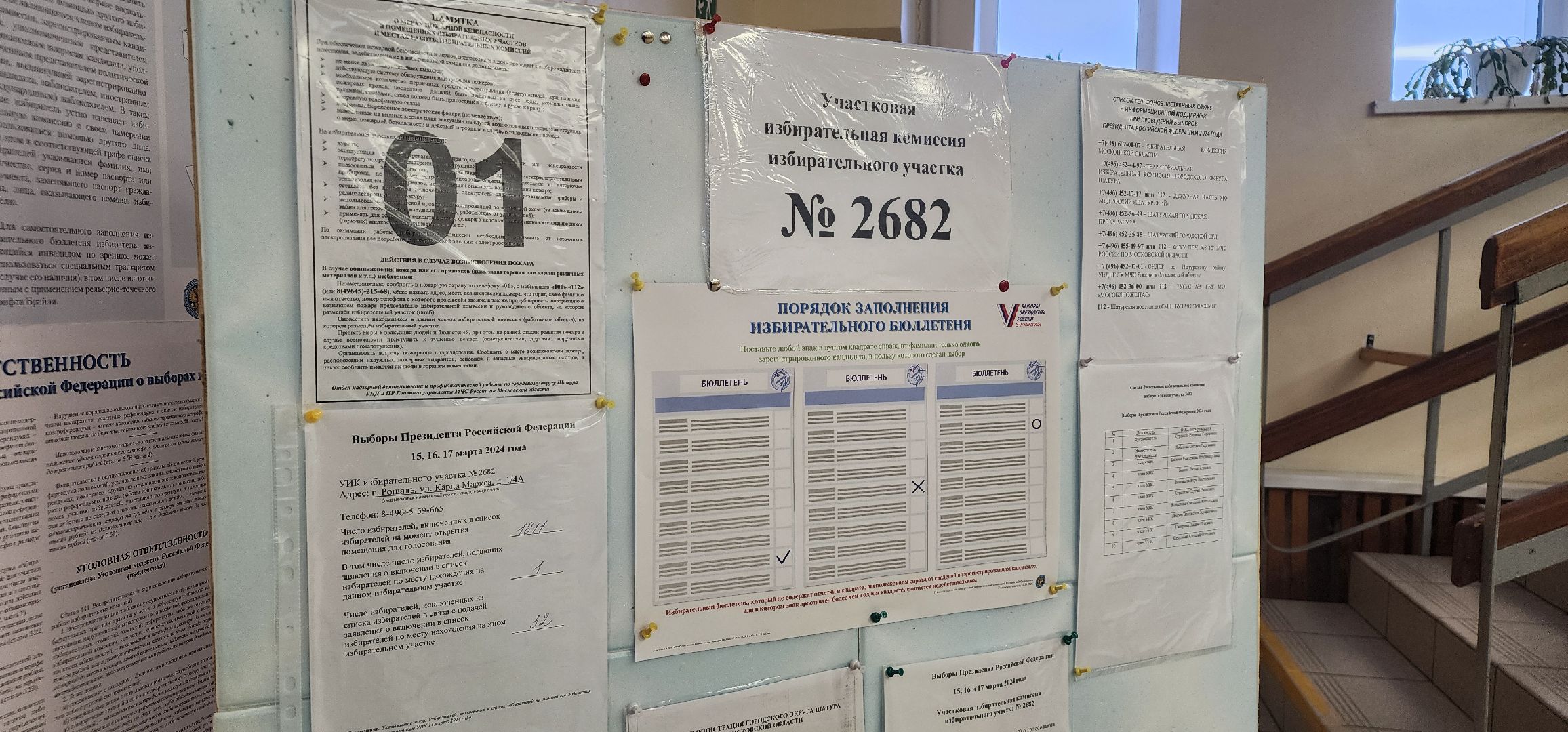 Рошаль, уик, выборы, выборы 2024, выборы президента 2024, Большая Шатура,