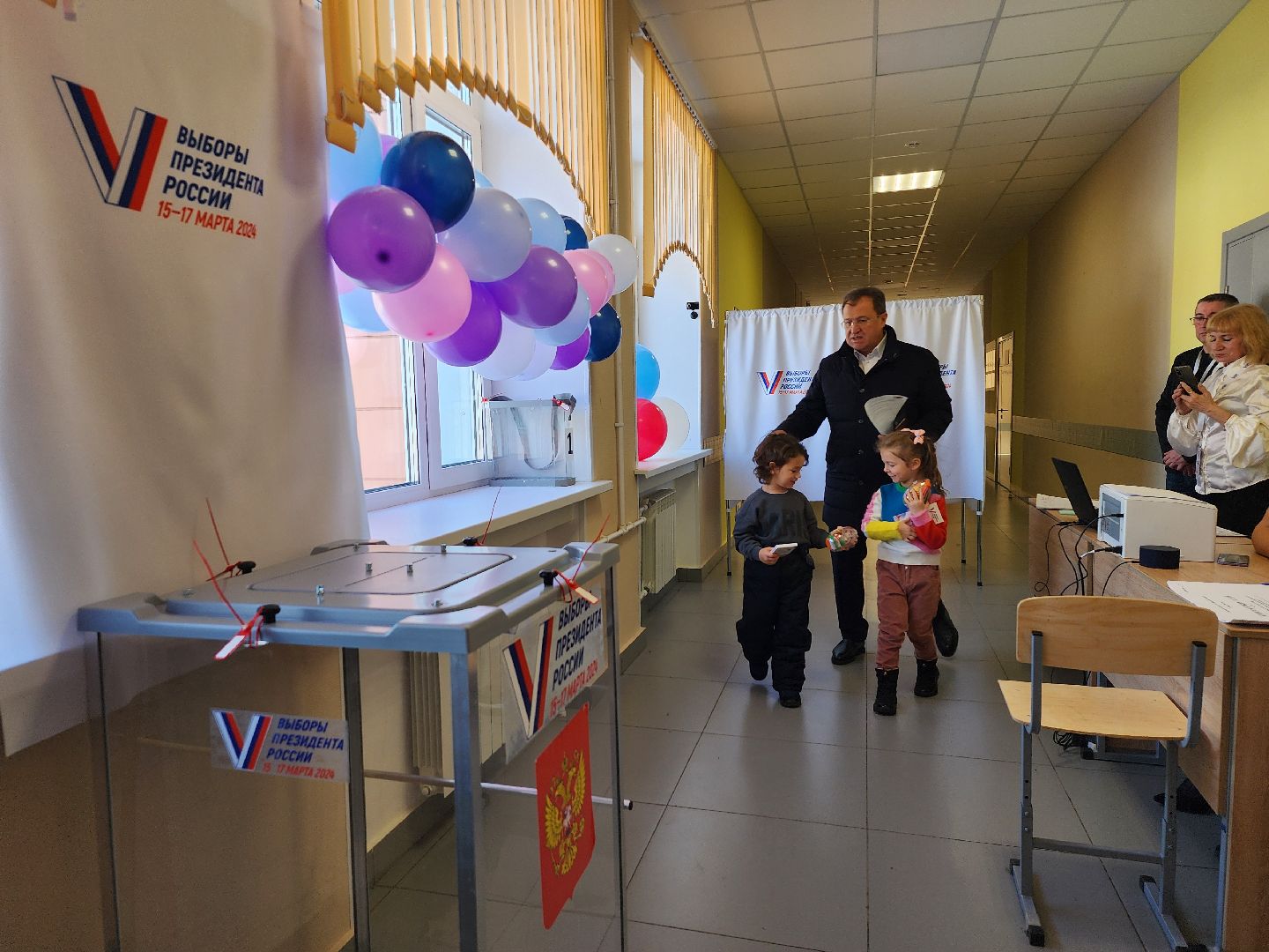 выборы Президента, избирательная комиссия, голосование, Старая Купавна, Богородский городской округ,