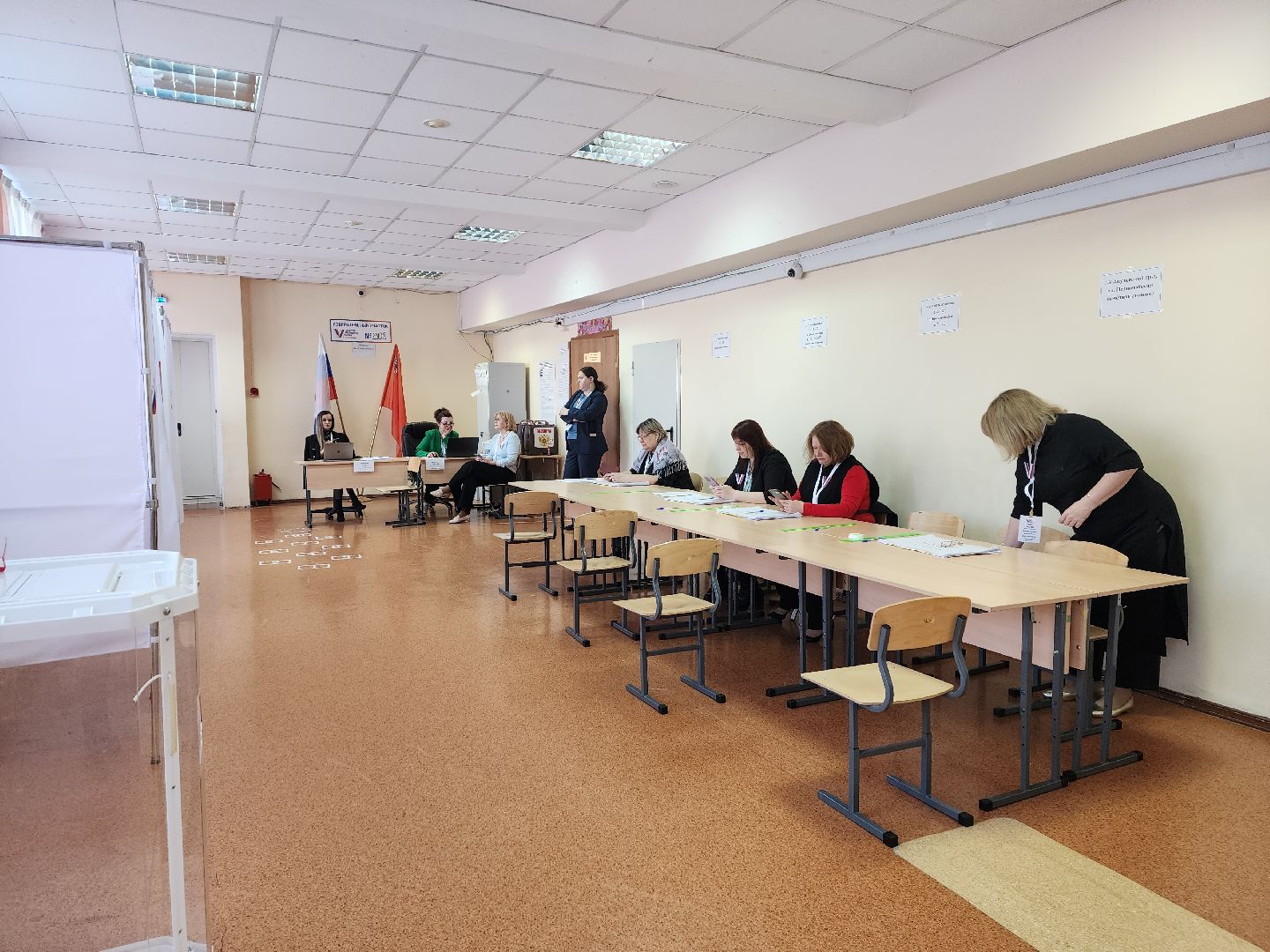 пушкино, выборы президента 2024, голосование утром,