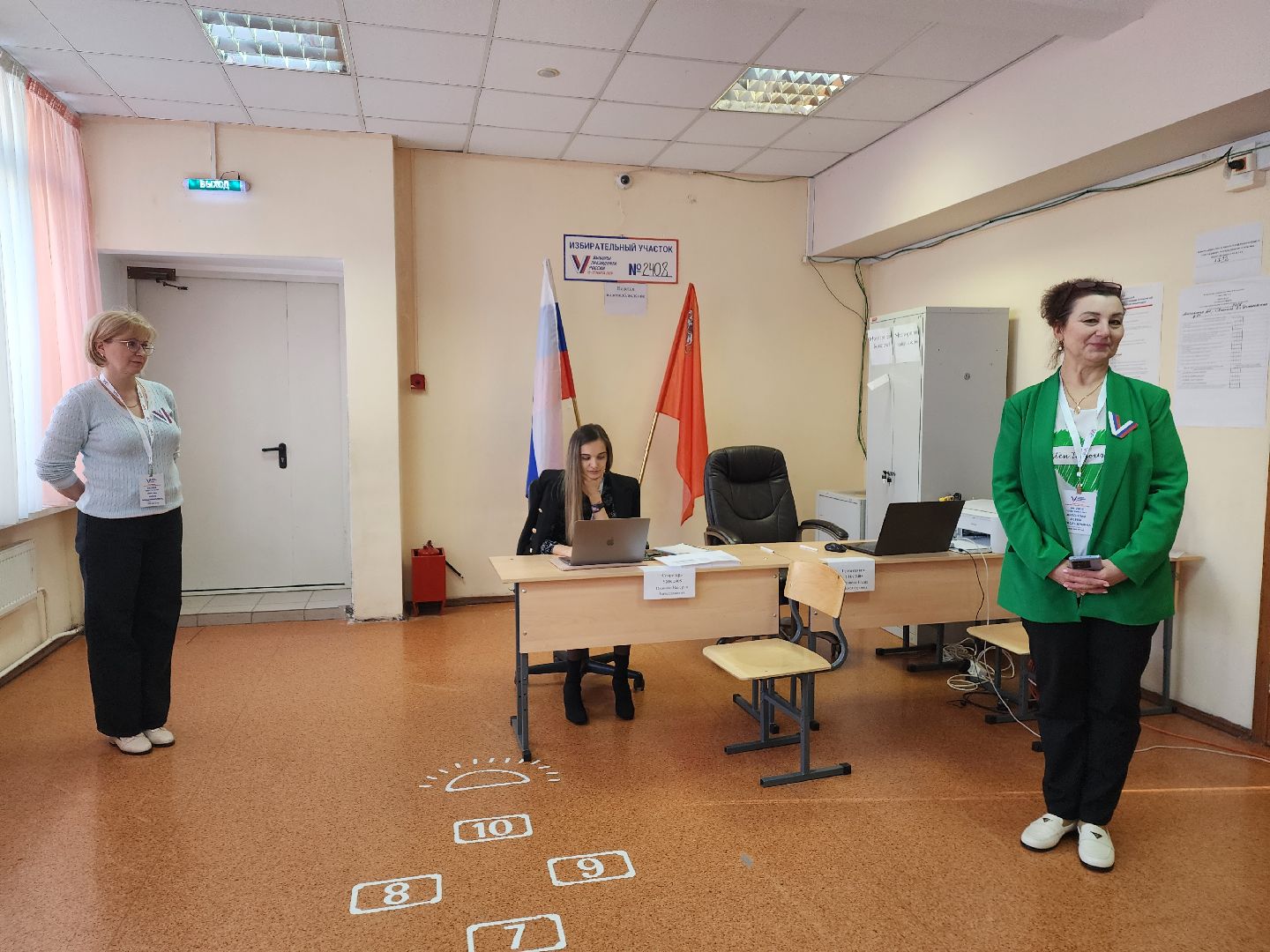 пушкино, выборы президента 2024, голосование утром,