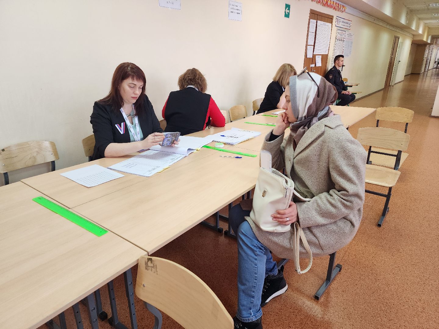 пушкино, выборы президента 2024, голосование утром,