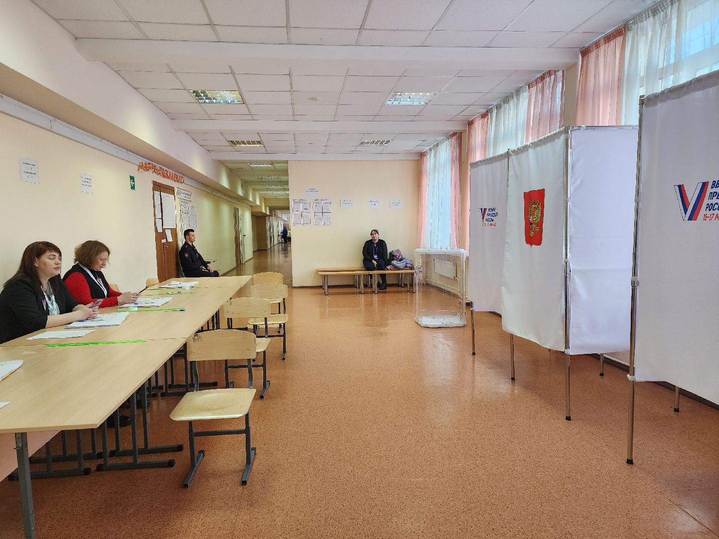 пушкино, выборы президента 2024, голосование утром,