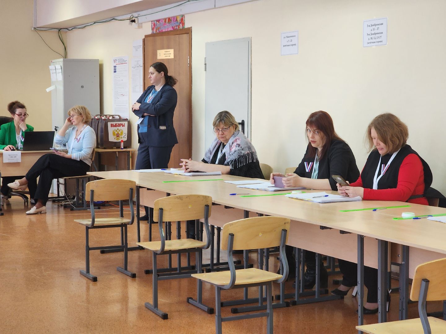 пушкино, выборы президента 2024, голосование утром,