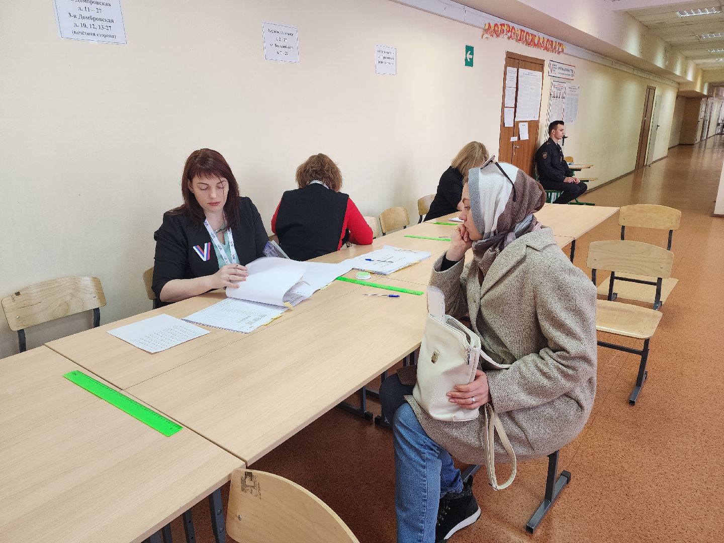 пушкино, выборы президента 2024, голосование утром,