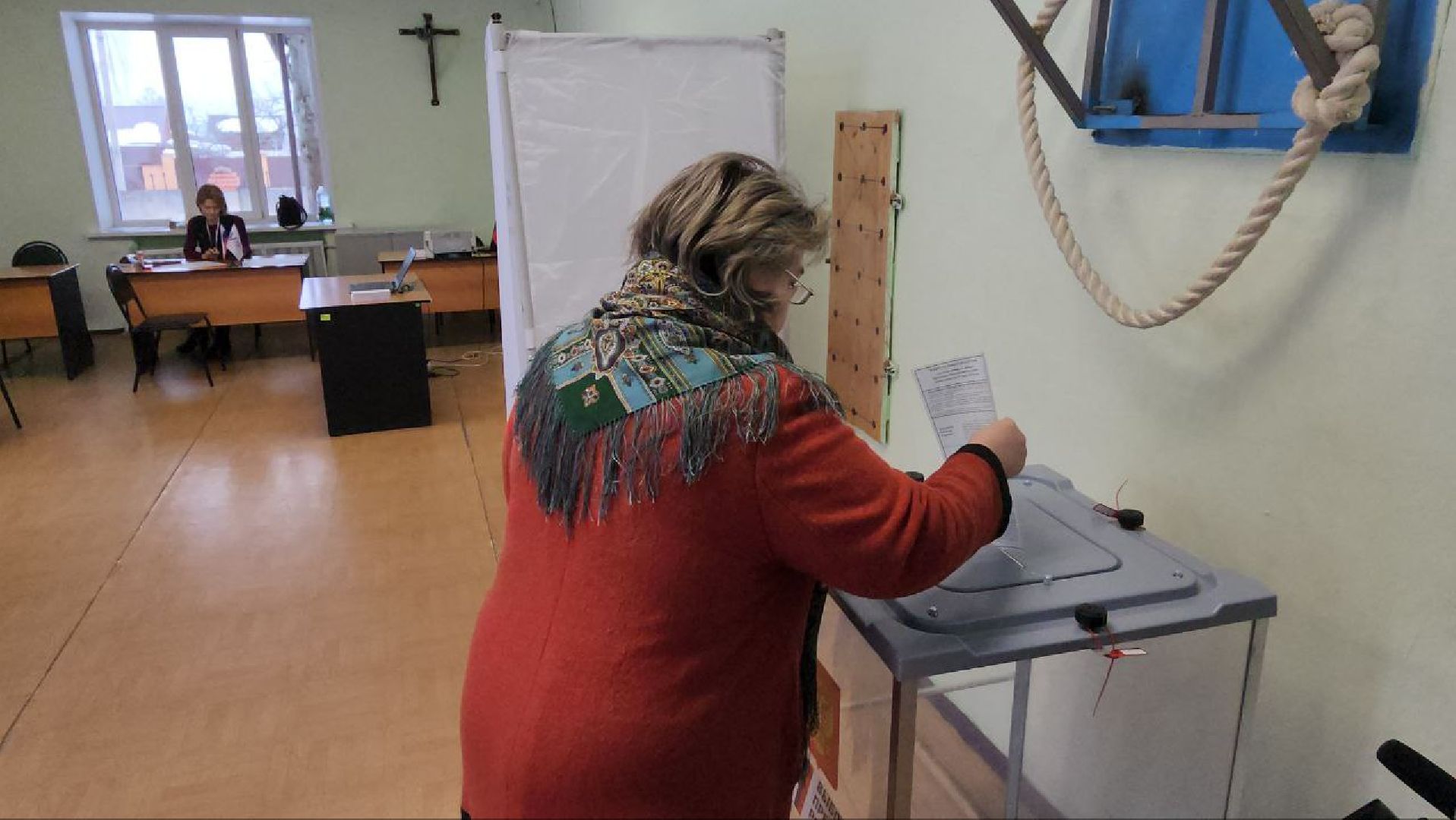 серпухов, выборы президента 2024, улица парковая, центр профориентации молодежи, УИК,