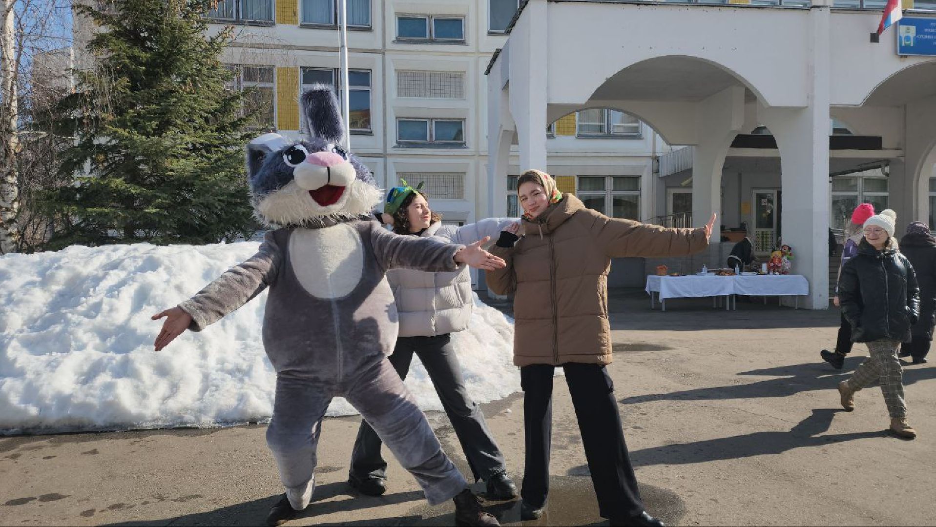 мытищи, выборы, ростовые куклы,