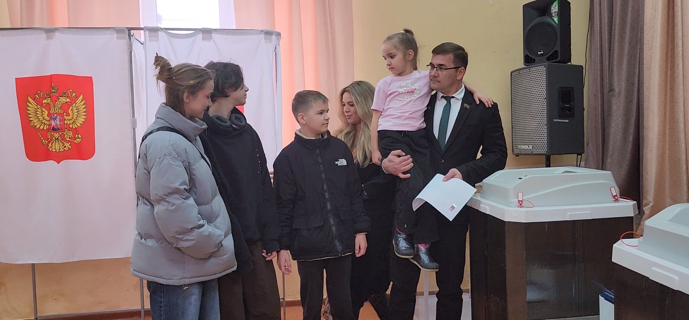 Коломна, Озеры, выборы президента 2024, многодетная семья,
