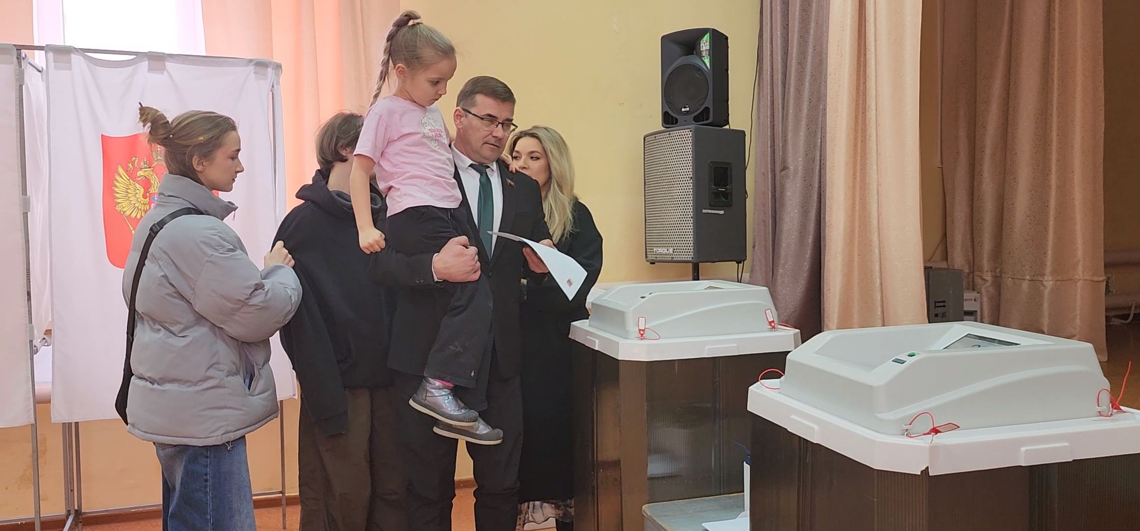 Коломна, Озеры, выборы президента 2024, многодетная семья,