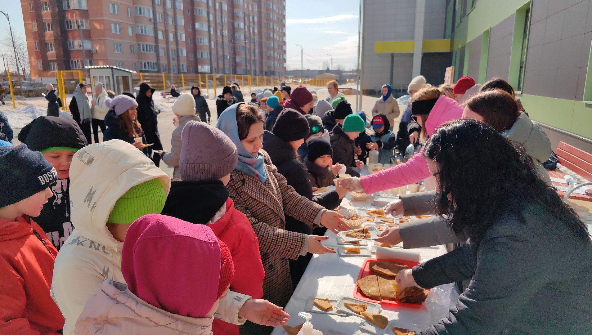 масленица, блины, игры, хоровод, школьники, проводы зимы,