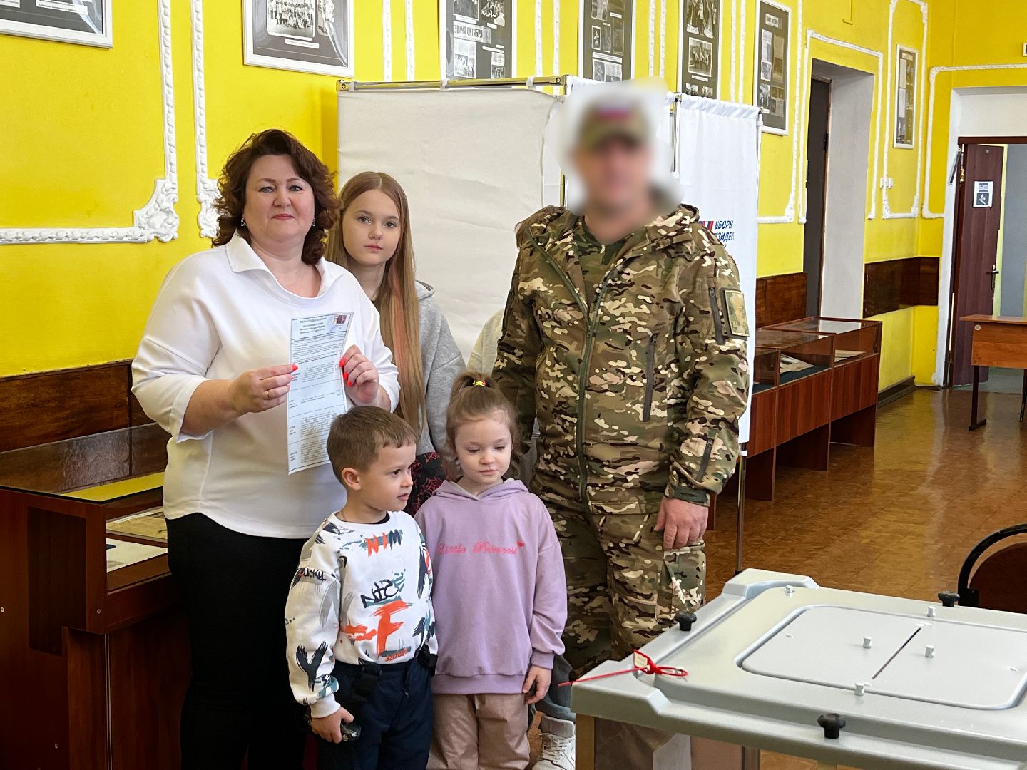 Солнечногорск, выборы 2024, выборы президента 2024, участок, боец сво,