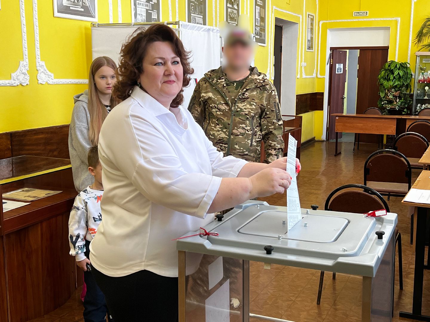 Солнечногорск, выборы 2024, выборы президента 2024, участок, боец сво,