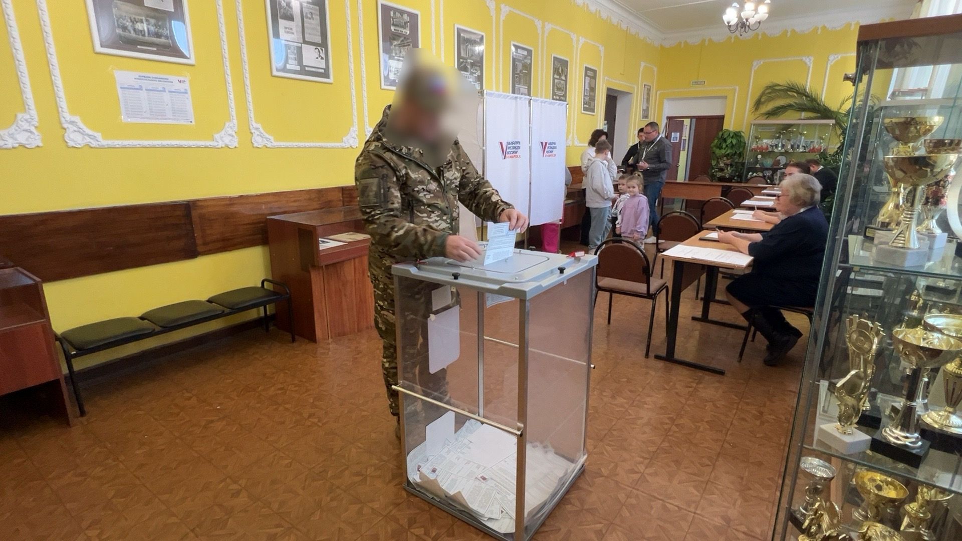 Солнечногорск, выборы 2024, выборы президента 2024, участок, боец сво,
