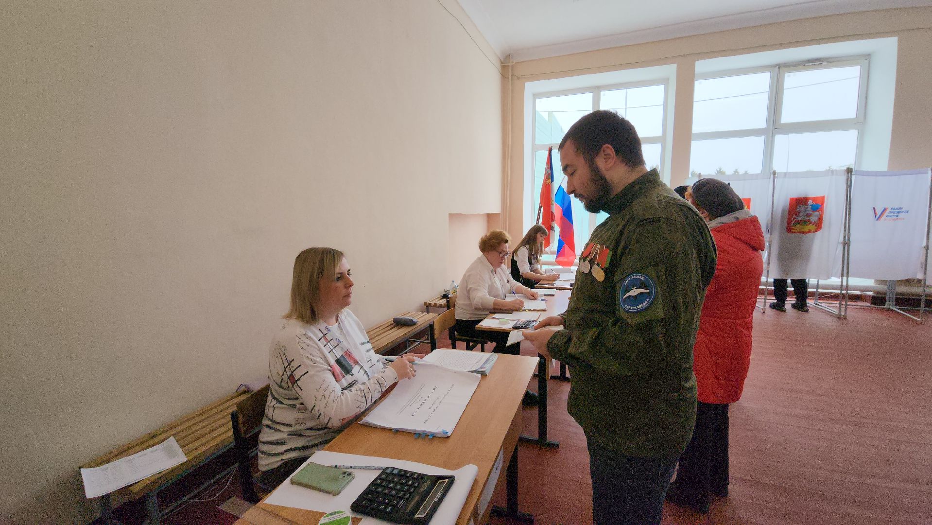 кашира, выборы, выборы президента 2024, спортклуб кашира, сво, участник сво, молодая гвардия,