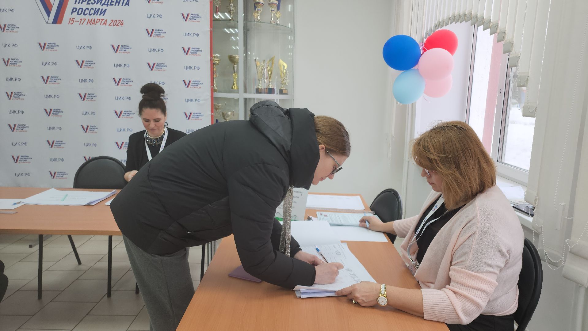 кашира, выборы 2024, выборы президента, школа 1, педагоги, голосование,