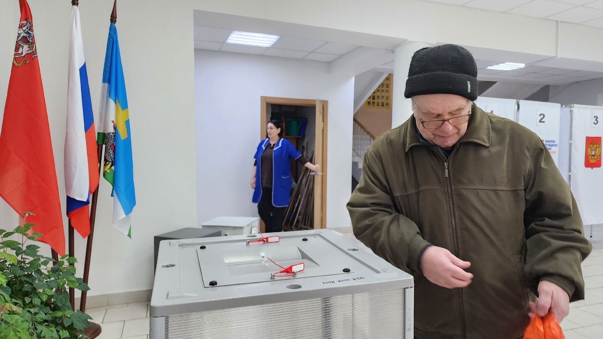 кашира, выборы 2024, выборы президента, школа 1, педагоги, голосование,