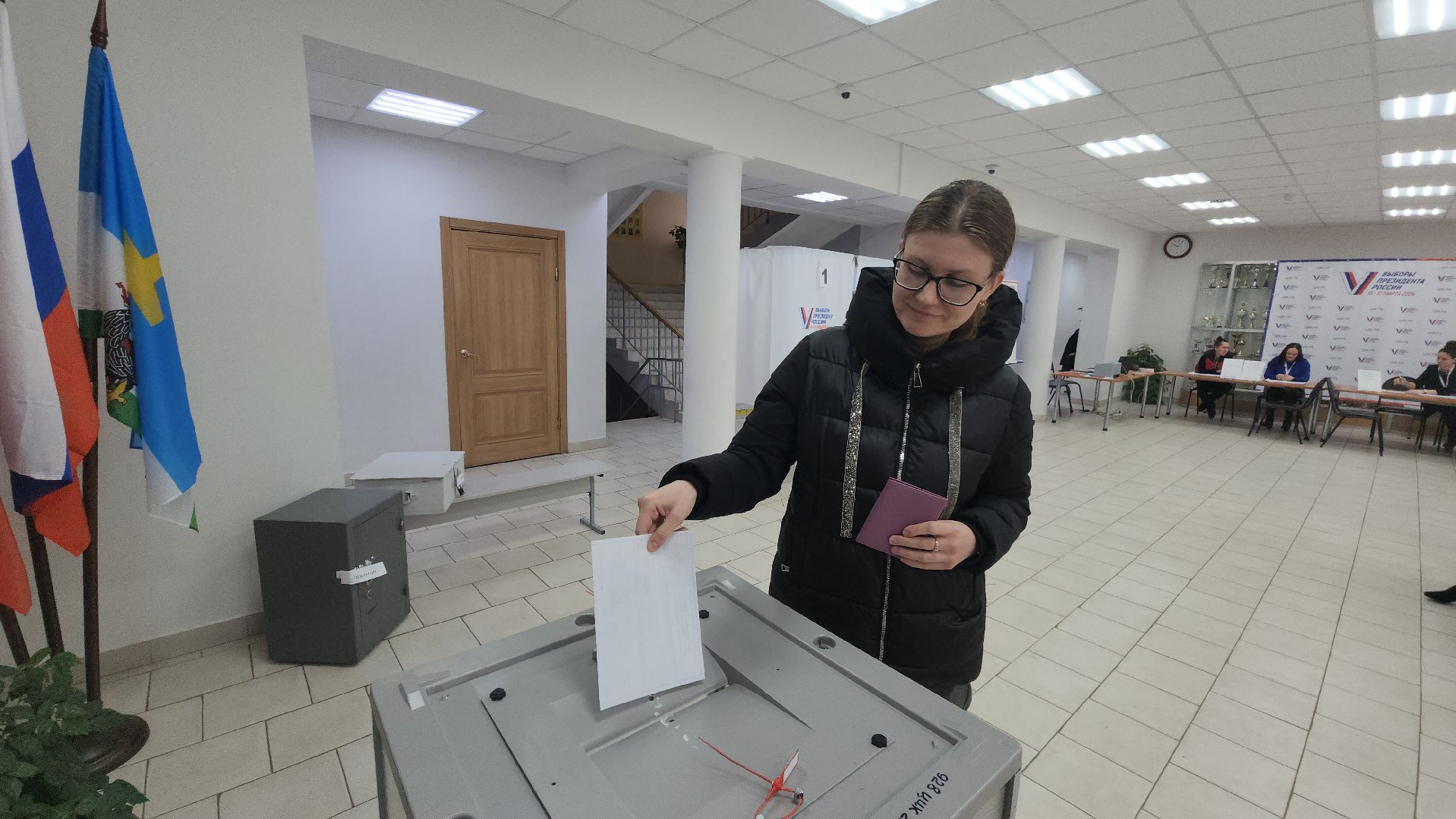 кашира, выборы 2024, выборы президента, школа 1, педагоги, голосование,