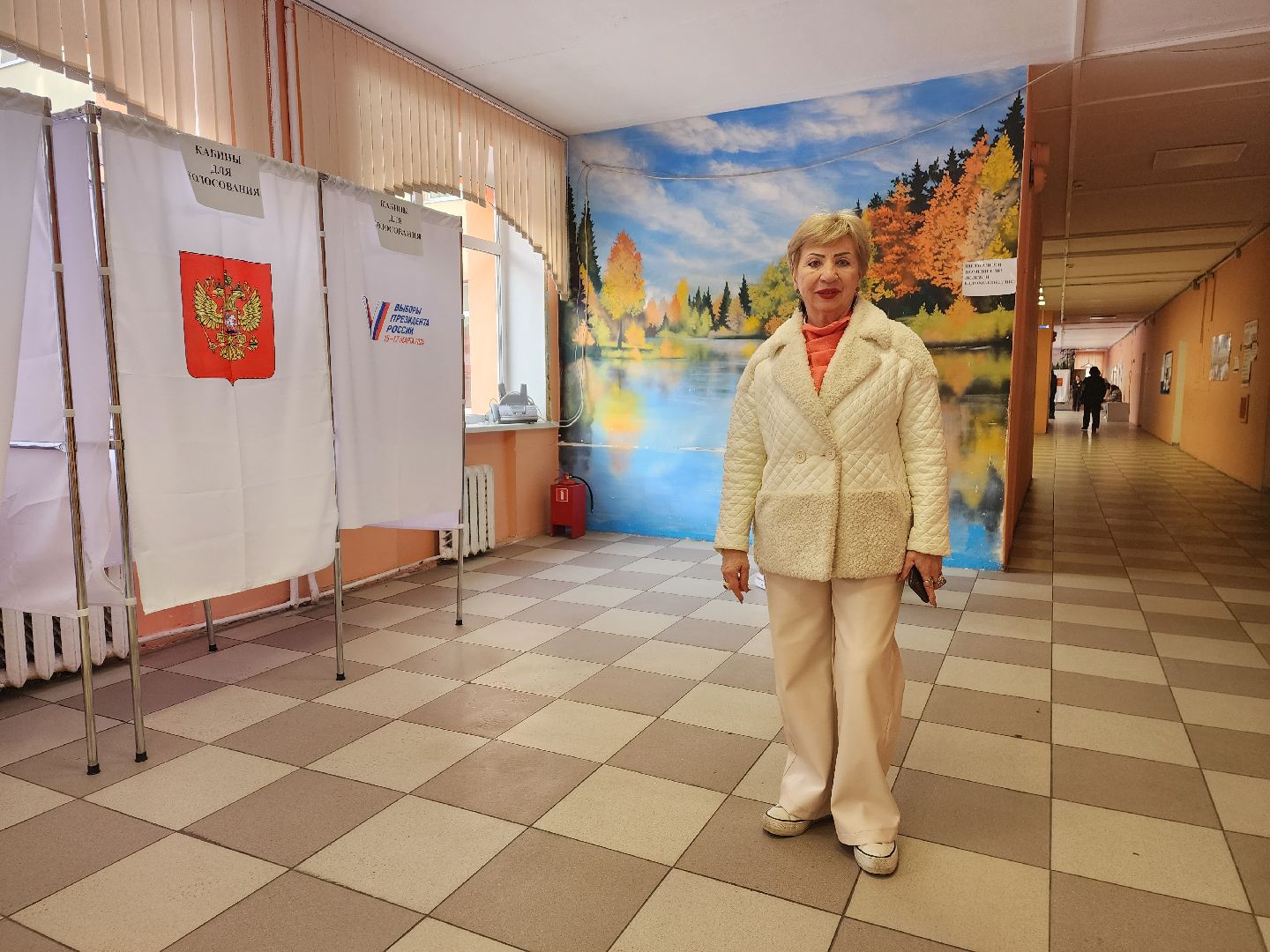 пушкино, школа 1, голосование 2024, выборы президента 2024,