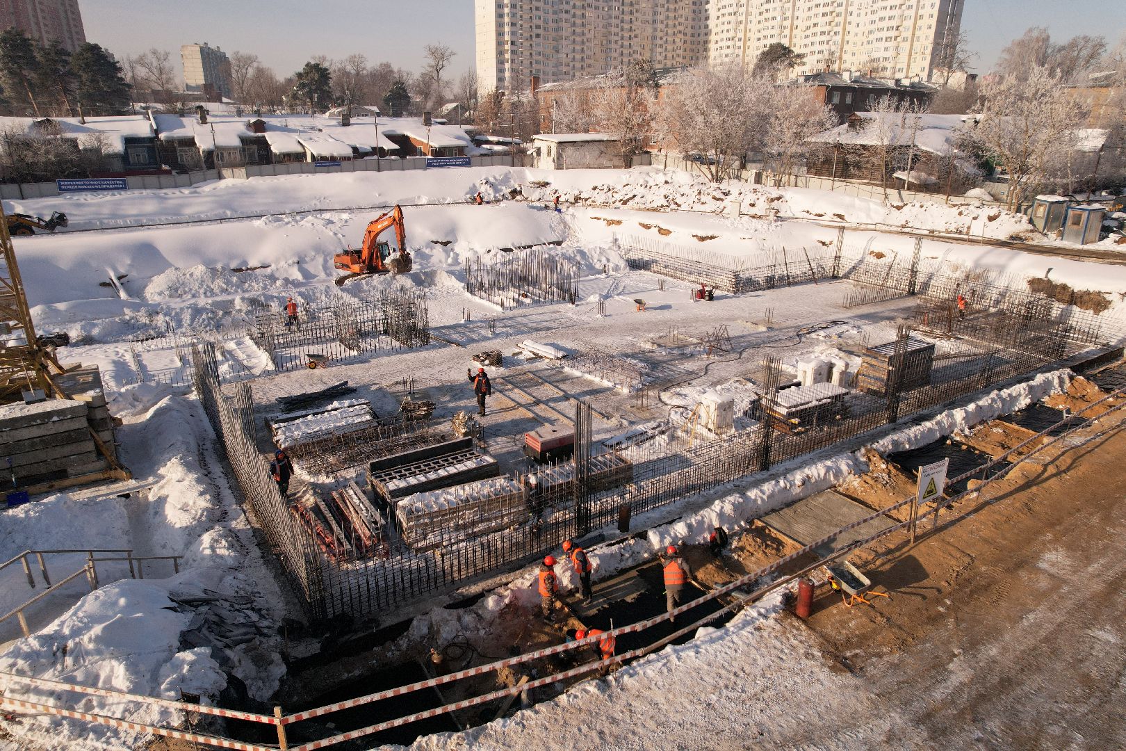 видео с коптера, люберцы, поликлиника,