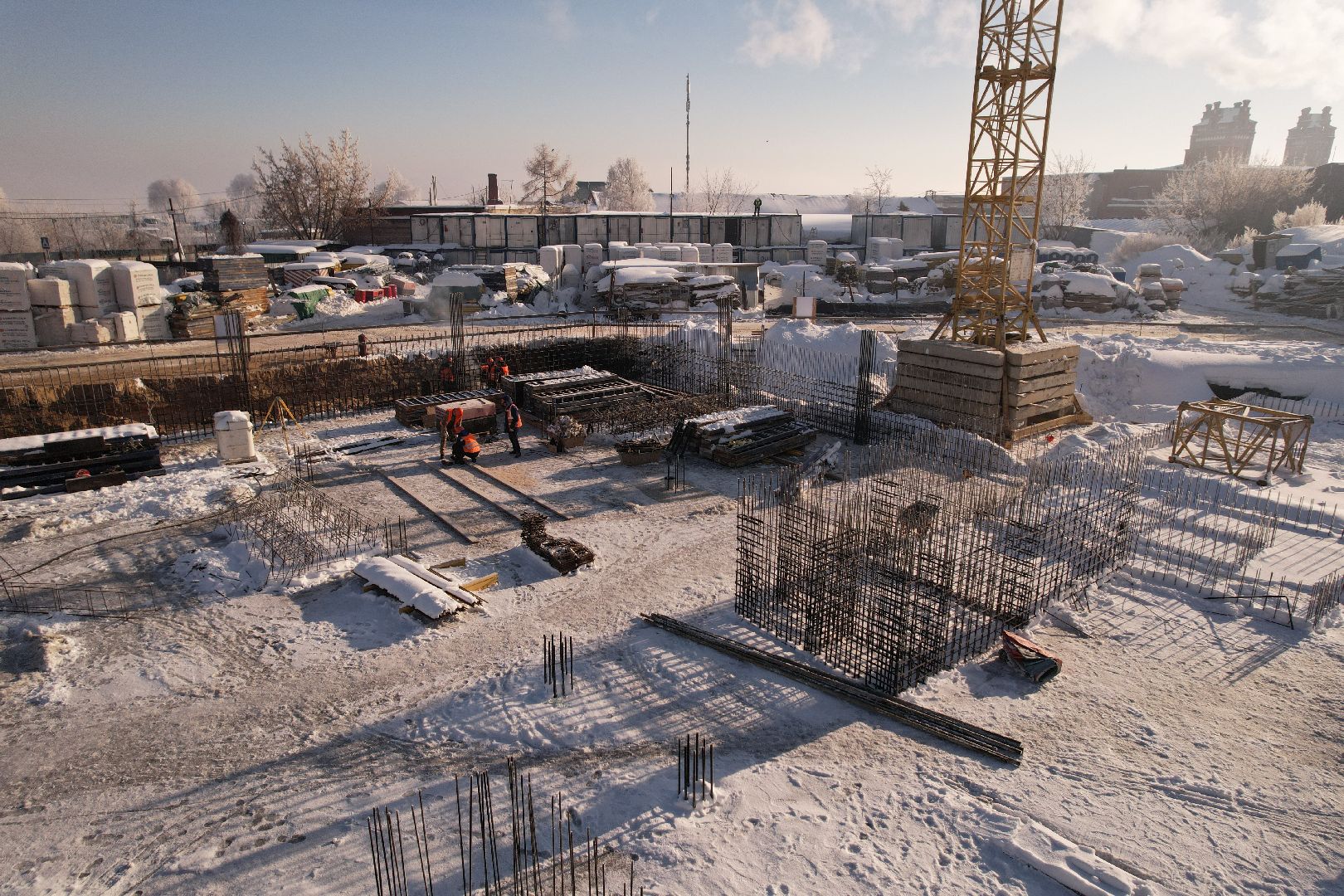 видео с коптера, люберцы, поликлиника,