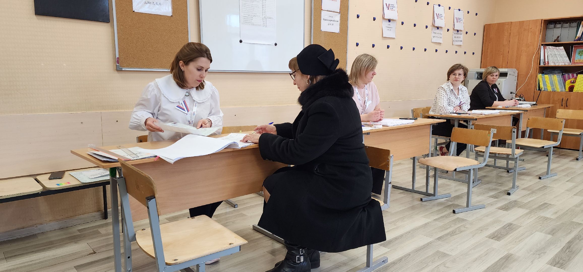 раменское, выборы 2024, второй день голосования, уик 2518, раменский дом учителя,