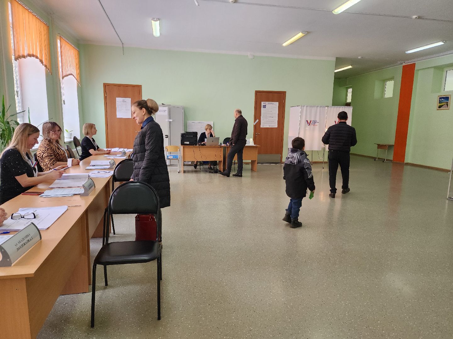 Подольск, Выборы, выборы президента 2024, голосование, семья,