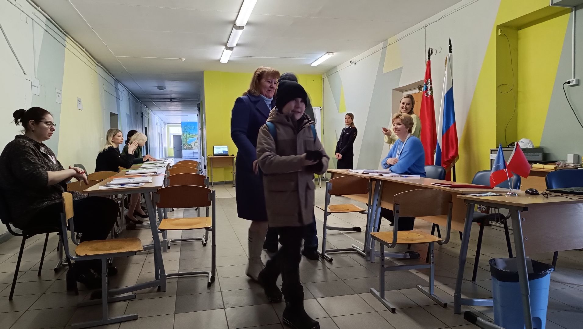 выбооры президента, лобня, утро,