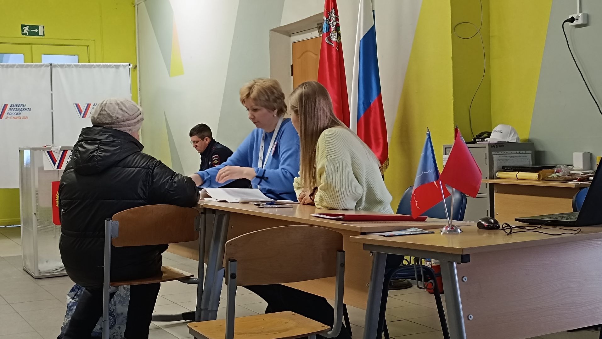 выбооры президента, лобня, утро,