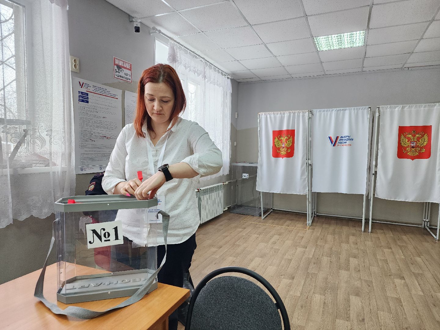 выборы Президента, голосование, избирательная комиссия, Большое Буньково, Богородский городской округ,