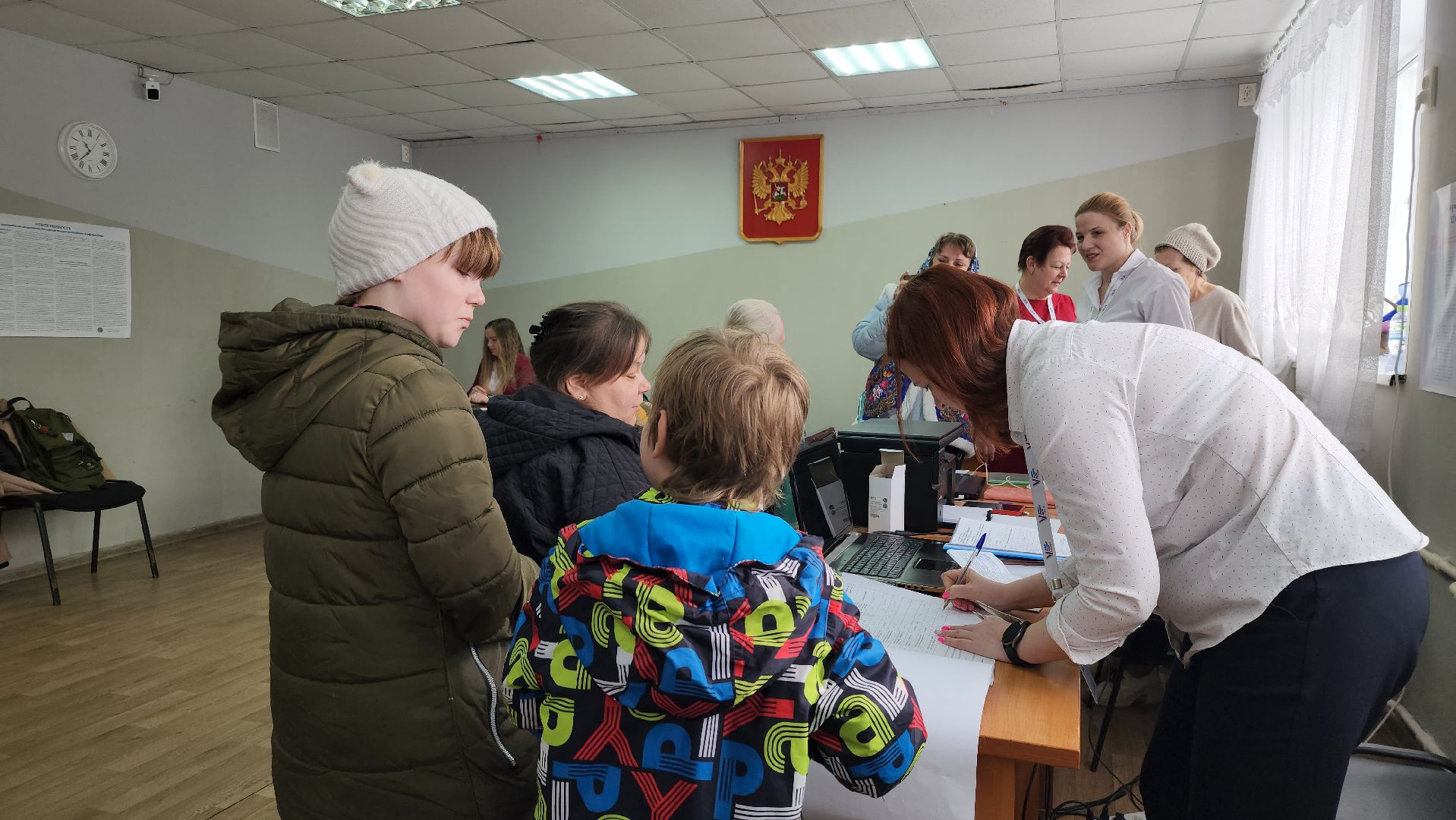 выборы Президента, голосование, избирательный участок, Большое Буньково, Богородский городской округ,