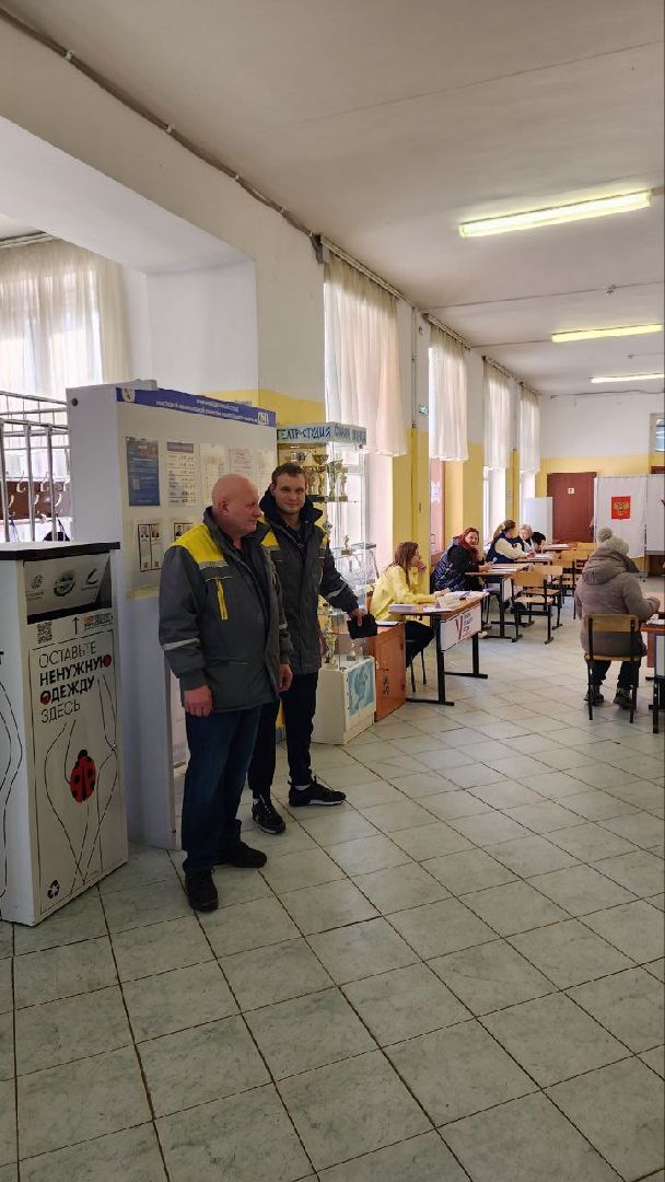 выборы президента 2024, голосование, трудовая династия, Владимир Серый, Станислав Серый, УИК 621,