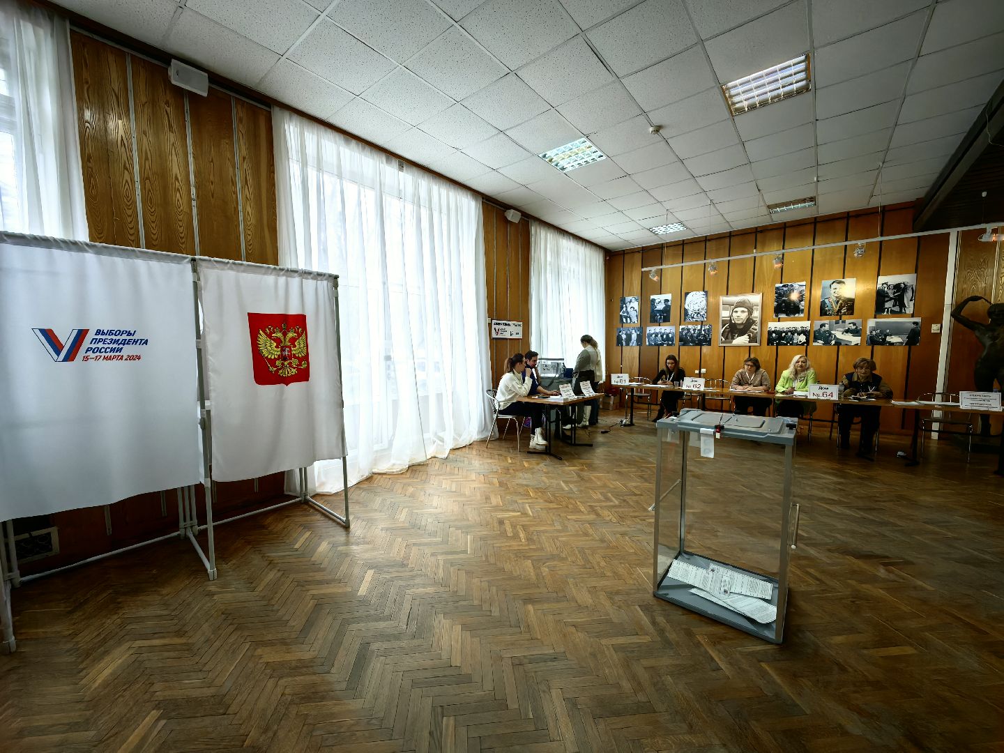 выборы, открытие участка, председатель комиссии,звездный городок,