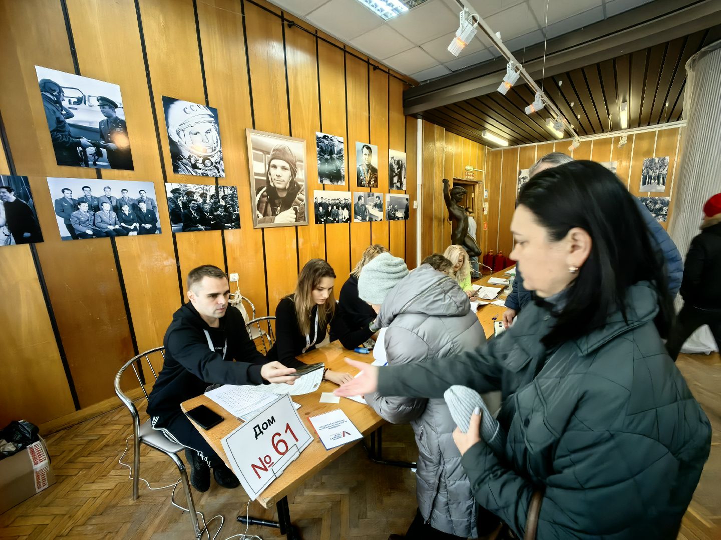 выборы, открытие участка, председатель комиссии,звездный городок,
