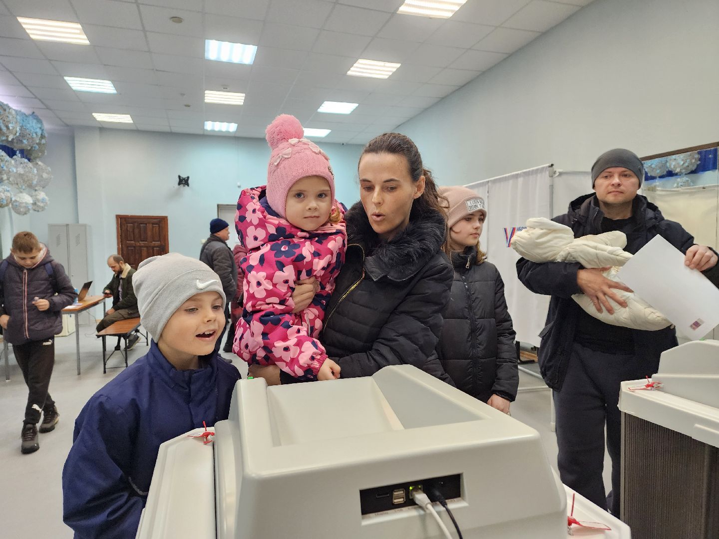 воскресенск, выборы президента, многодетная семья, год семьи, жители, голосование, выборы, выборы 2024, выборы президента 2024, выборы президента россии,