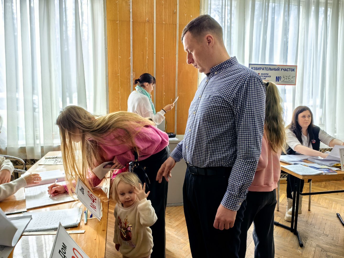 многодетная семья, акция, выборы, гражданская позиция,звездный городок,