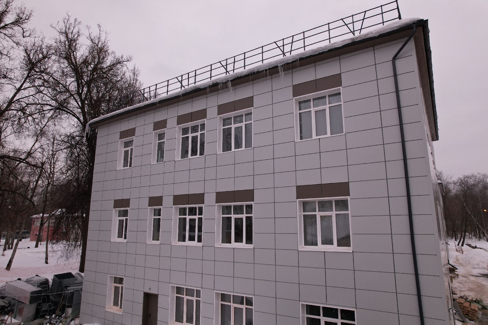 видео с коптера, ремонт, больница, ступино,