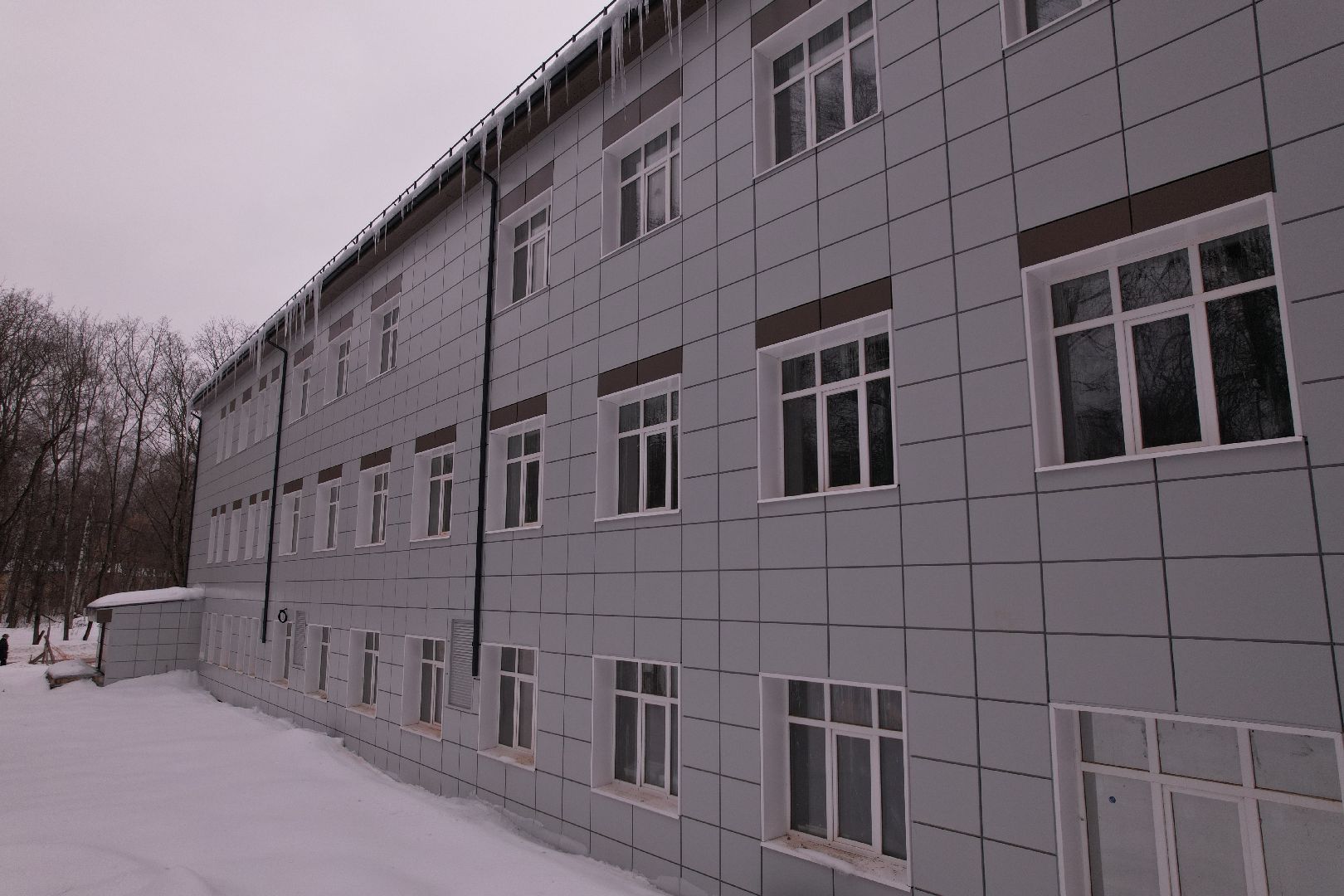 видео с коптера, ремонт, больница, ступино,